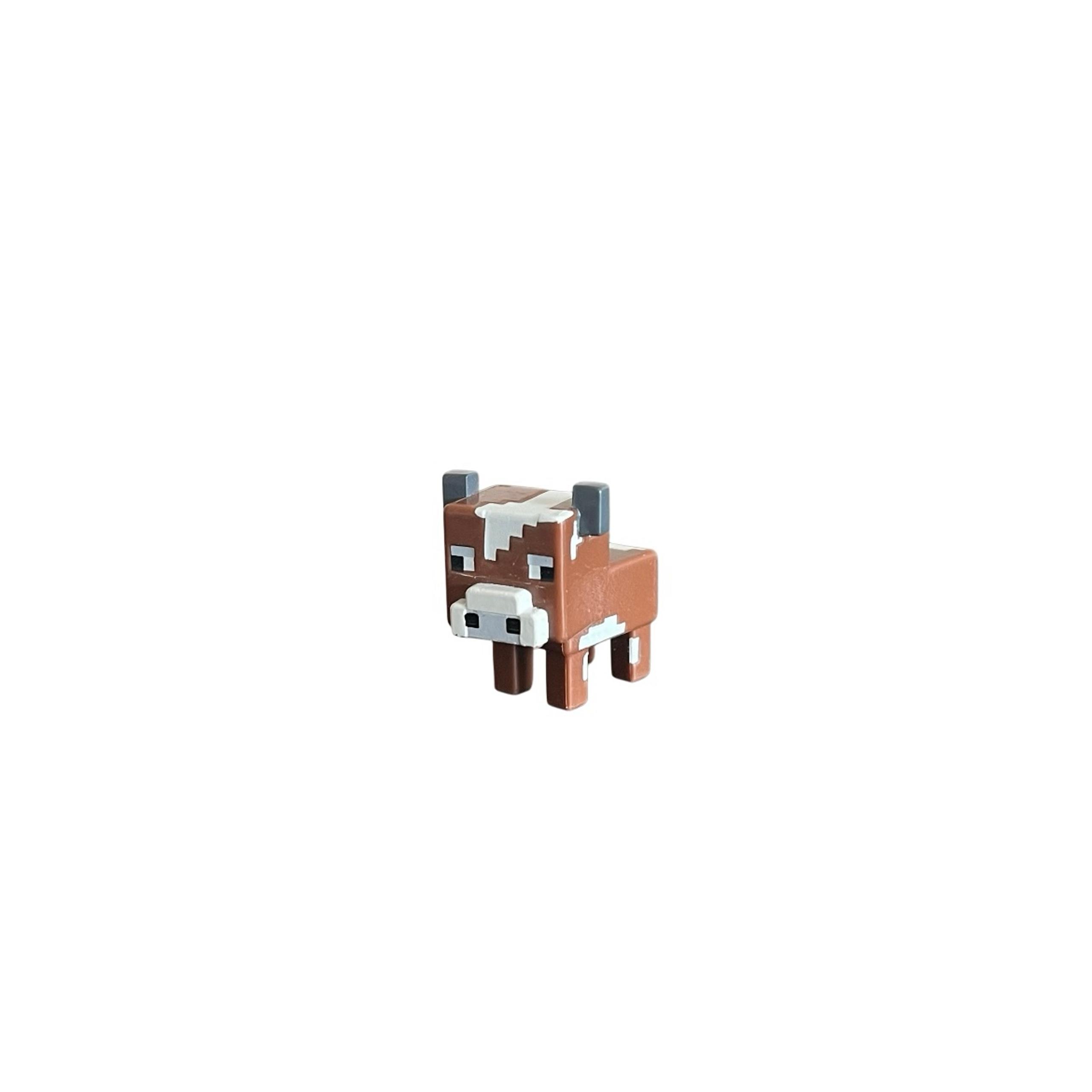 Minecraft Brown Cow Mini Figure Grass Series 1 Mojang 1 Inch
