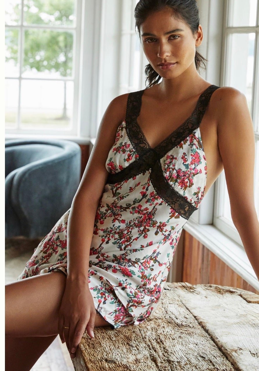 NWOT Anthropologie lace cami sleepwear sma floral