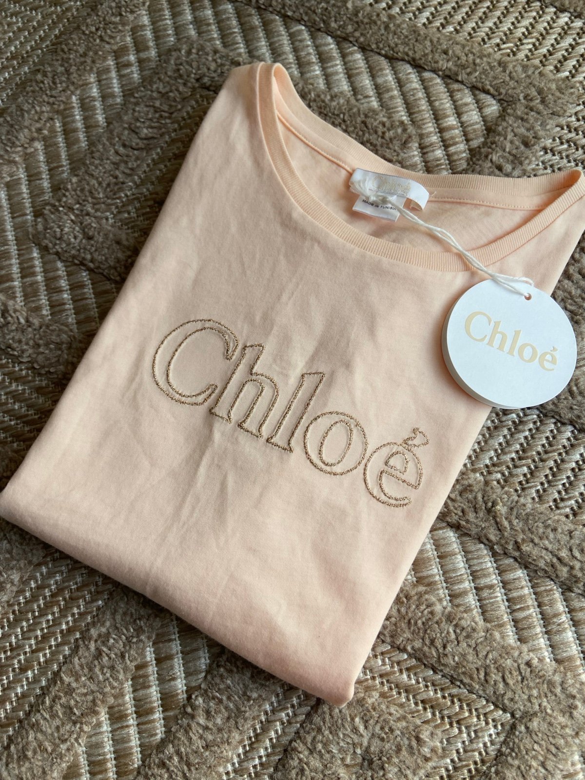 Chloé embroidered kids t shirt