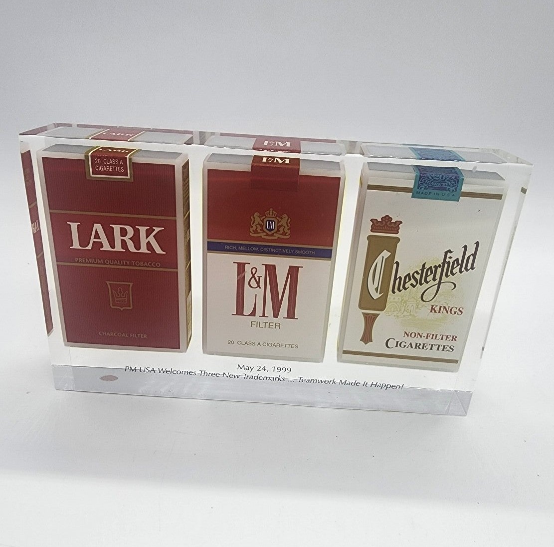 Philip Morris USA 1999 trademark: Lark, LM, Chesterfield
