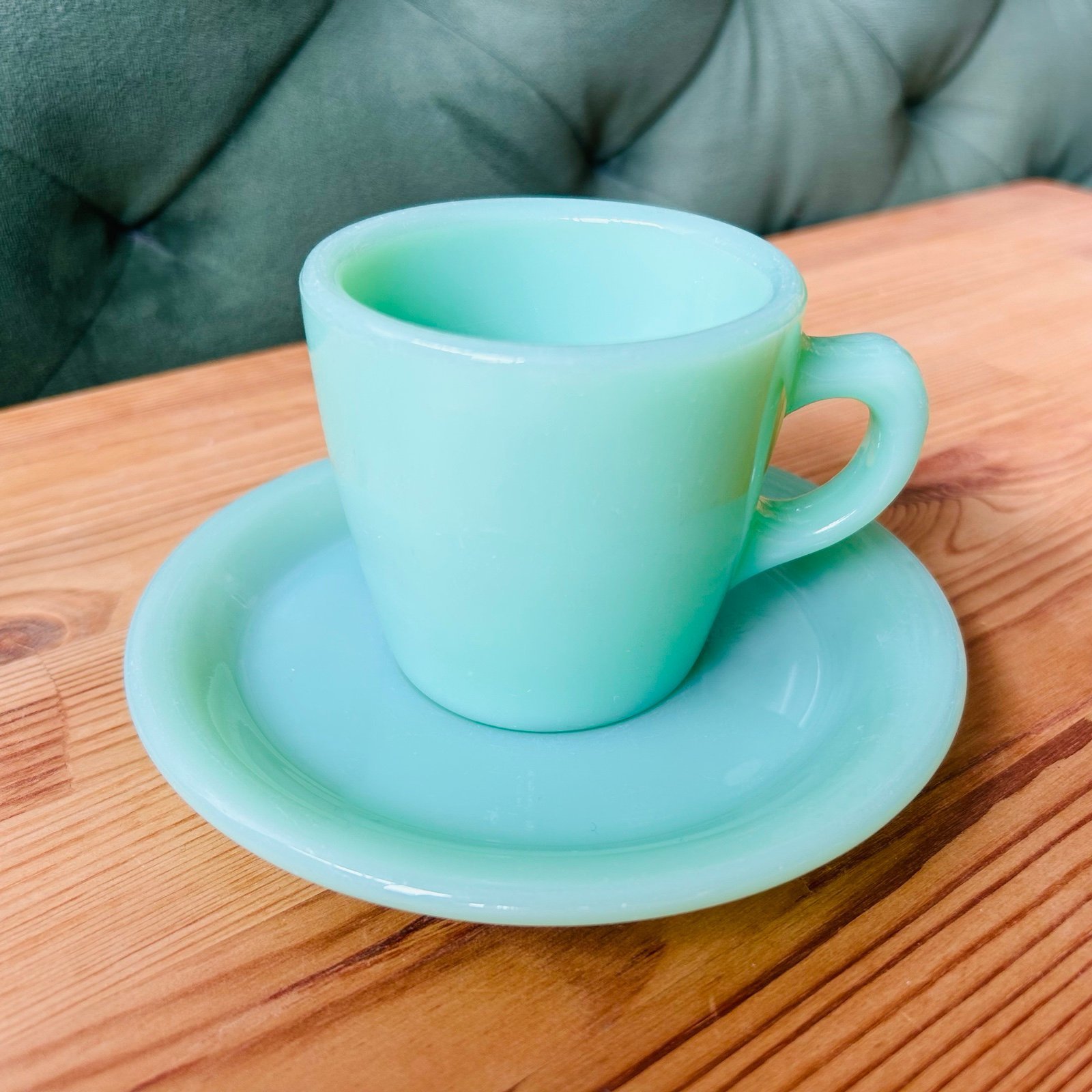 Fire King Jadeite Straight C & S