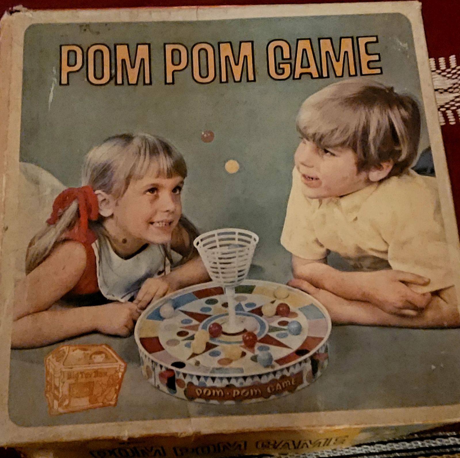 vintage tin litho EPOCH's POM POM GAME i