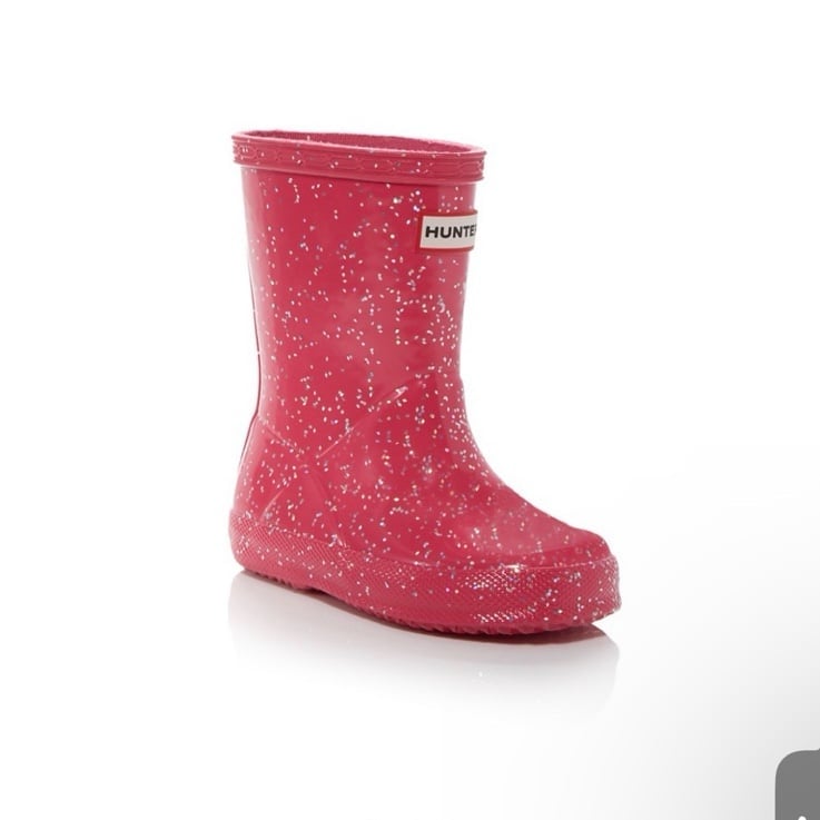 Hunter Glitter Girl Rain Boots