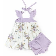 Omi Jo Well Dressed Wolf Aunt Heart Tunic Set Spring Floral 24M