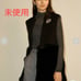Unused★CELFORD (セルフォード) Hem Fur Long Gilet, Black