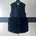 Unused★CELFORD (セルフォード) Hem Fur Long Gilet, Black