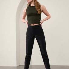 See Description - ATHLETA BROOKLYN MID RISE ANKLE PANT SIZE 12 - Brown/Gray