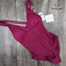 La Blanca Island Goddess Multi Strap Cross Back One Piece Swimsuit Size 6