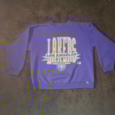 Lakers Logo 7 Los Angeles NBA Vintage Sweater Lebron James