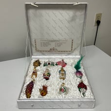 Old World Christmas Ornaments, Vintage Glass Detailed Collectible Ornaments.