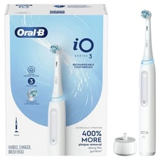 Oral-B iO Series 3 Limited Electric Toothbrush with (2) Brush Heads, Rechargeabl