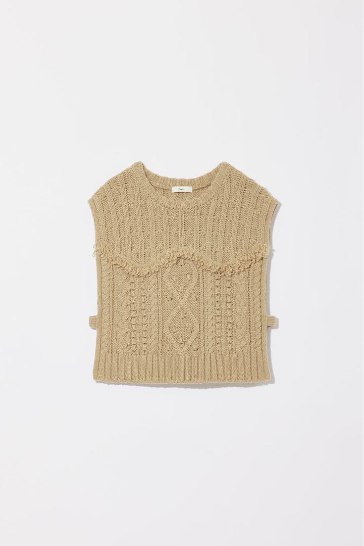 Eaphi MIX PATTERN KNIT VEST