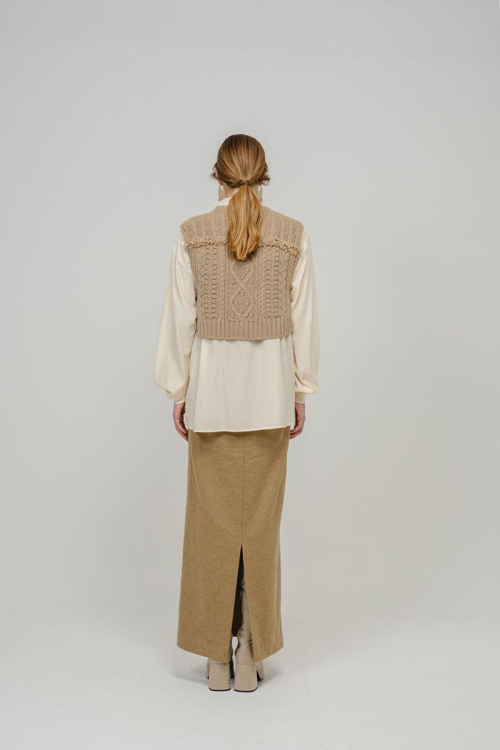 超特価セール開催！！ Eaphi MIX PATTERN KNIT VEST トップス