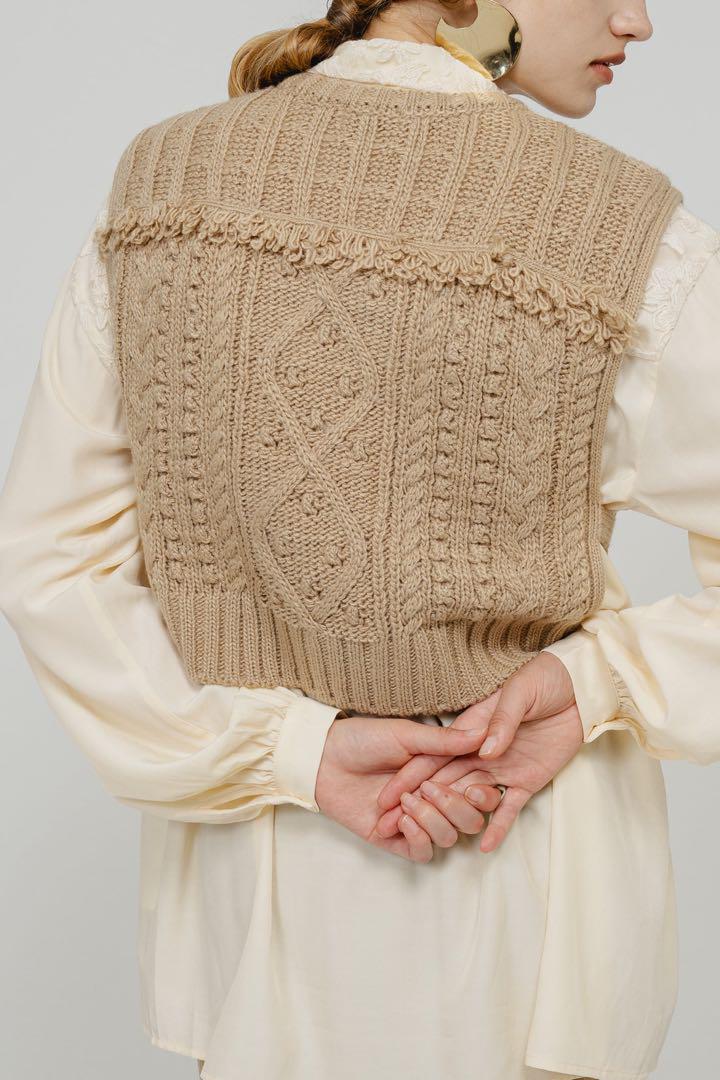 祝開店！大放出セール開催中 KNIT PATTERN MIX Eaphi VEST Vests Sweater トップス