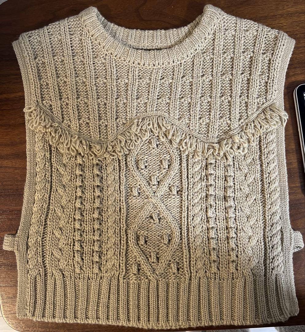 Eaphi MIX PATTERN KNIT VEST