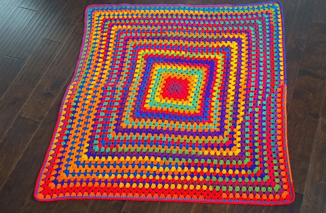 Crochet Blanket for sofa or single seated swing or couch/ baby bed sheet