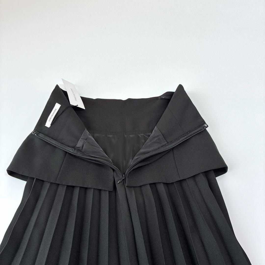 New with tags PINKY&amp;DIANNE Corset Pleated Skirt Black