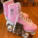 new Rare pastel roller skates QUAD KRF SCHOOL PPH PINK size eu 38 women’s us 7