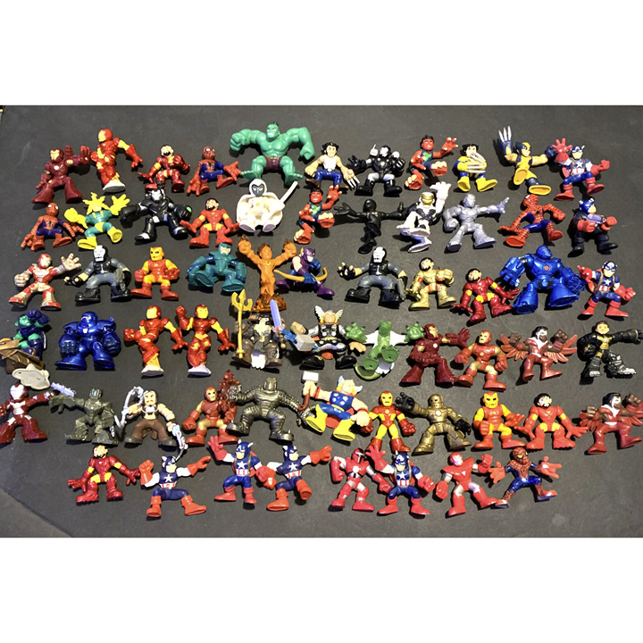 Marvel Super Hero Squad Huge Lot 64 Figures