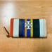 Tory Burch Multicolor Balloon Stripe Zip Continental Wallet