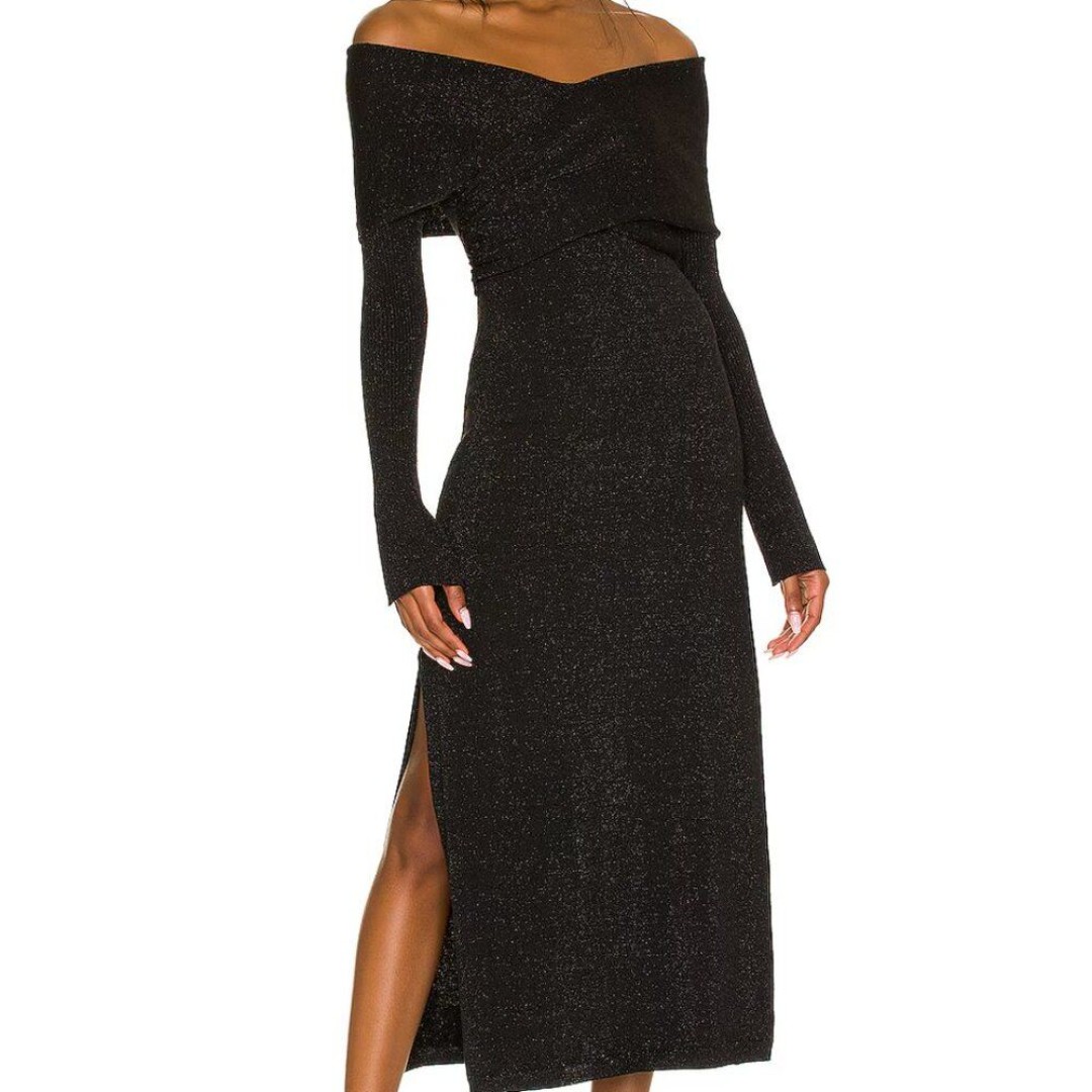 L'Academie Lillia Knit Dress Black M