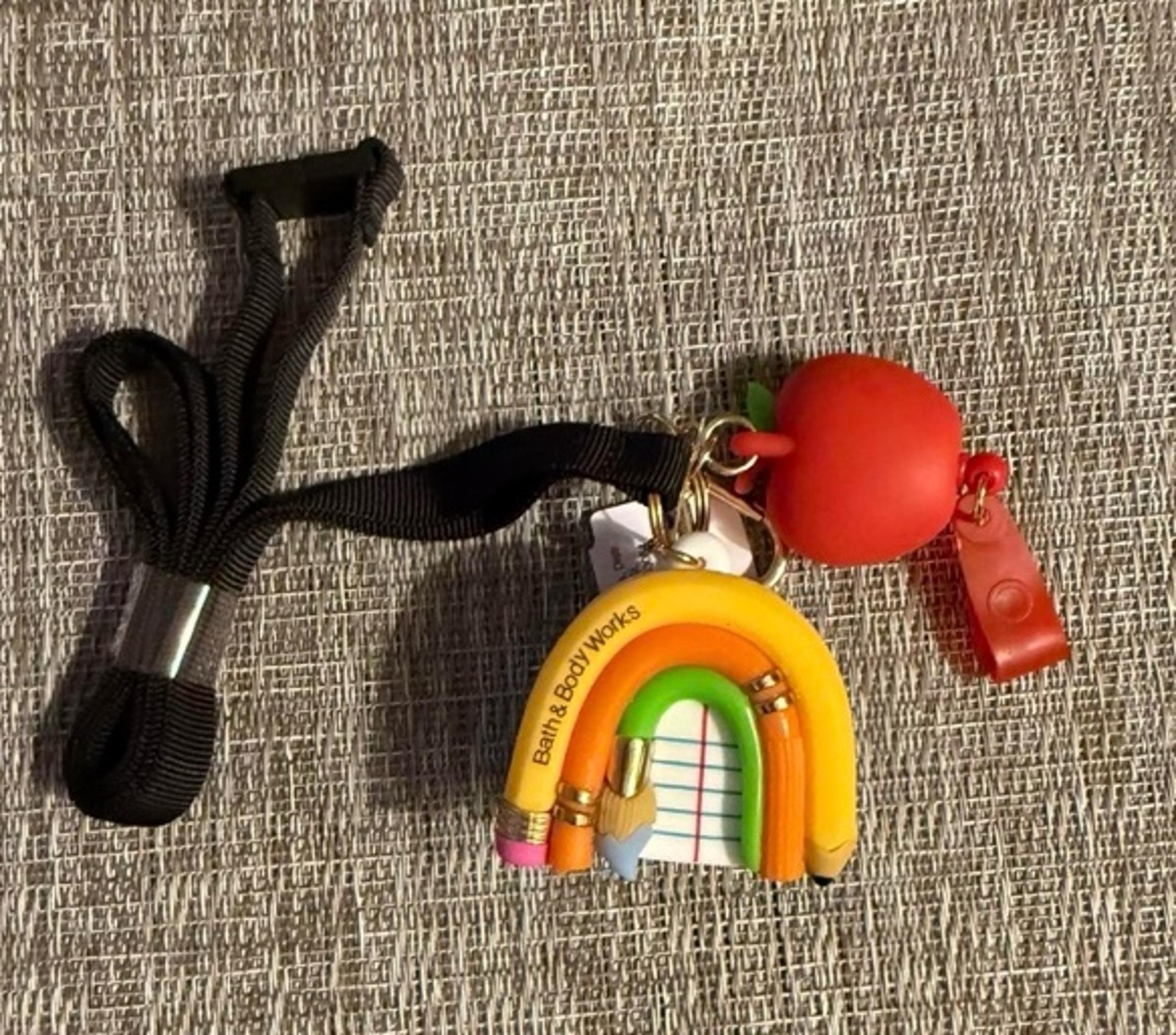 Bath and body works teacher lanyard pocketbac sanitizer holder.