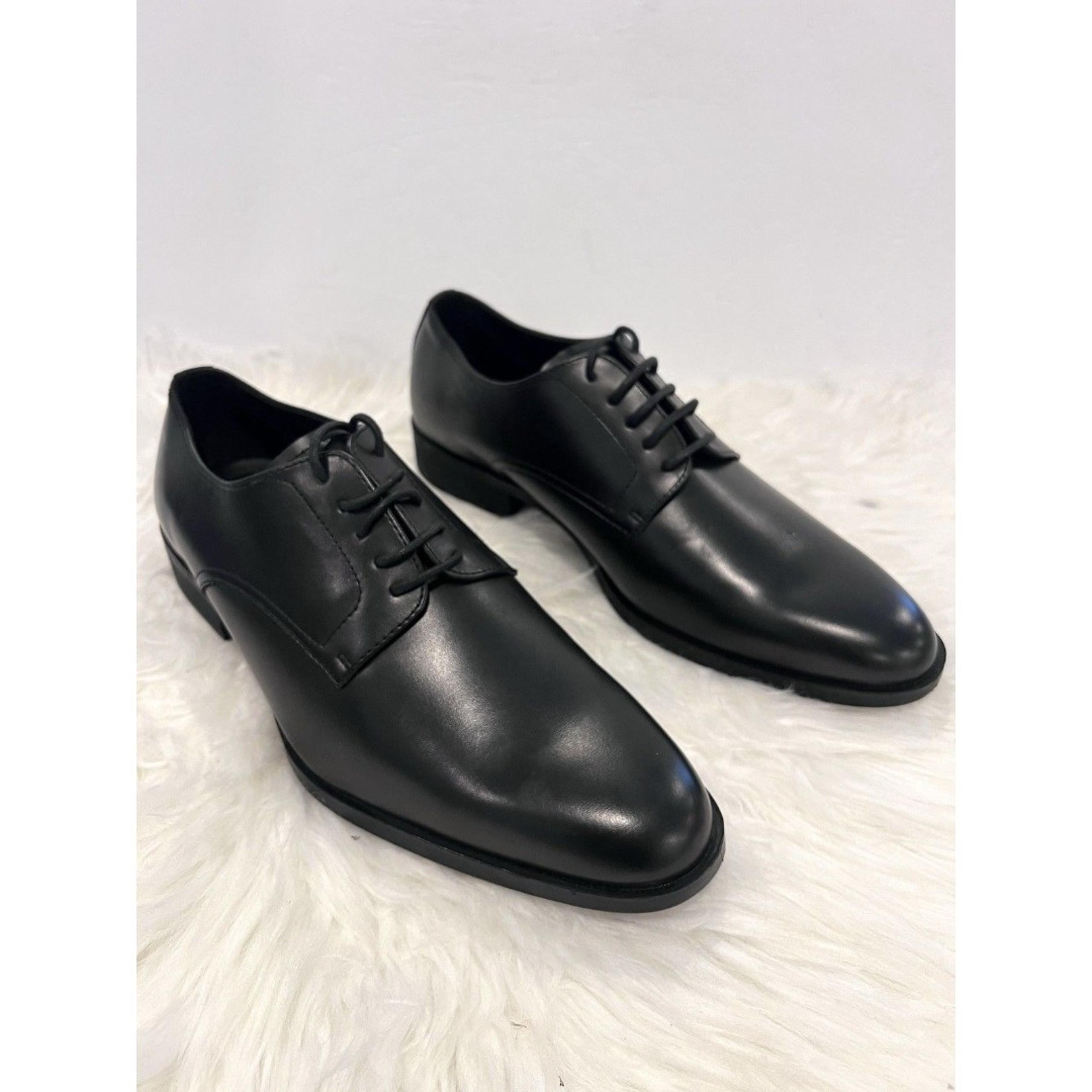 ZARA Men Black Pointed Toe Dress Shoes Oxford Size US 9 EUR 42 Ref 2405/121