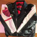 USA American flag biker jacket large