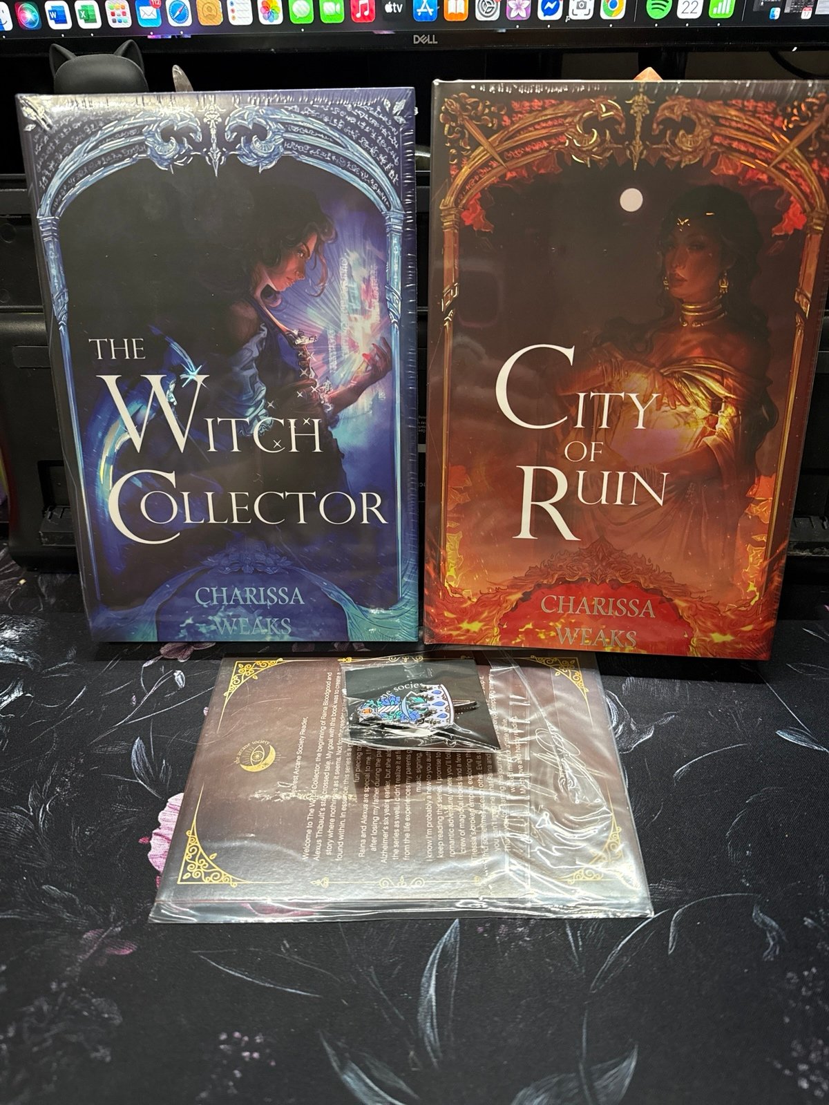 The Witch Collector books 1&2 - signed arcane society