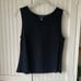 Beautiful Ann Taylor Black Beaded Sleeveless Top