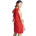 Alice + Olivia Carita Shift Dress Size 10 Red Cutout Tie Back V-Neck Valentines
