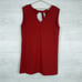 Alice + Olivia Carita Shift Dress Size 10 Red Cutout Tie Back V-Neck Valentines