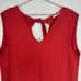 Alice + Olivia Carita Shift Dress Size 10 Red Cutout Tie Back V-Neck Valentines