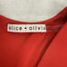 Alice + Olivia Carita Shift Dress Size 10 Red Cutout Tie Back V-Neck Valentines