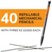Smooth Mechanical Pencil Medium Point (0.7mm)