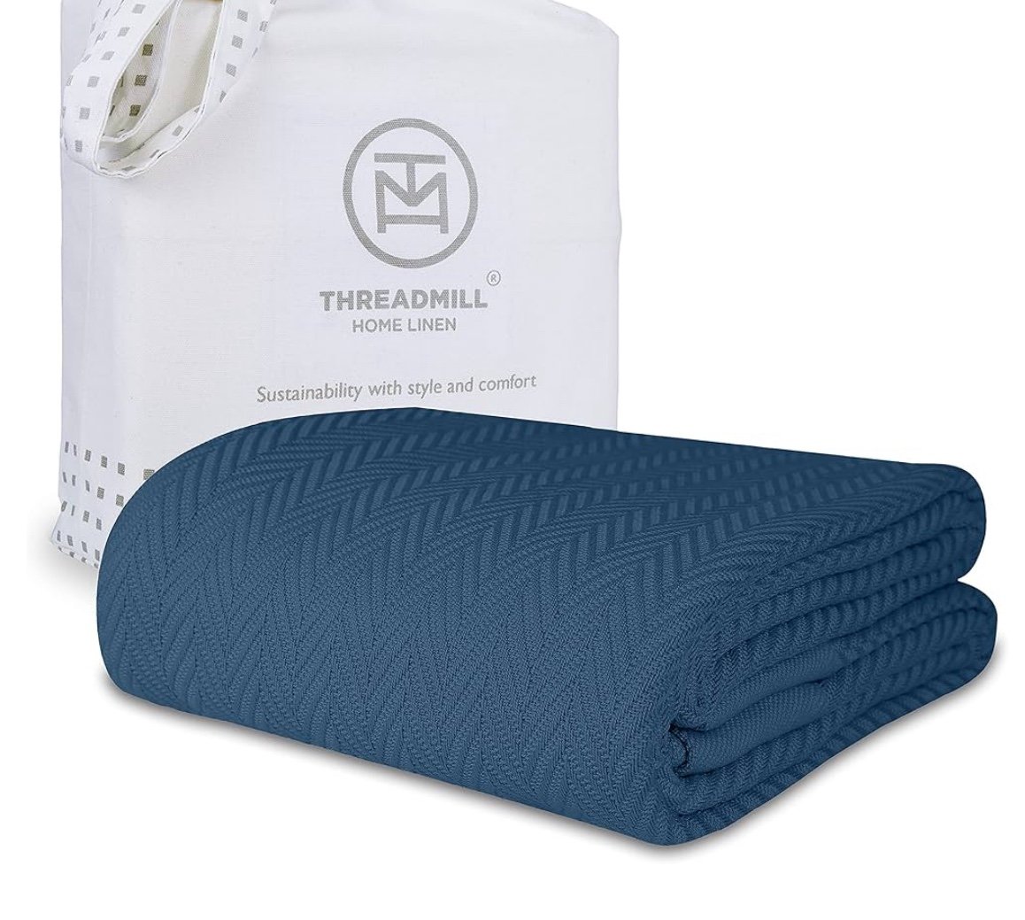 Threadmill queen blanket