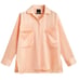 NWT Massimo Dutti Studio Women's Oversized Satin Feel Button Up Blouse Shacket L