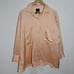 NWT Massimo Dutti Studio Women's Oversized Satin Feel Button Up Blouse Shacket L