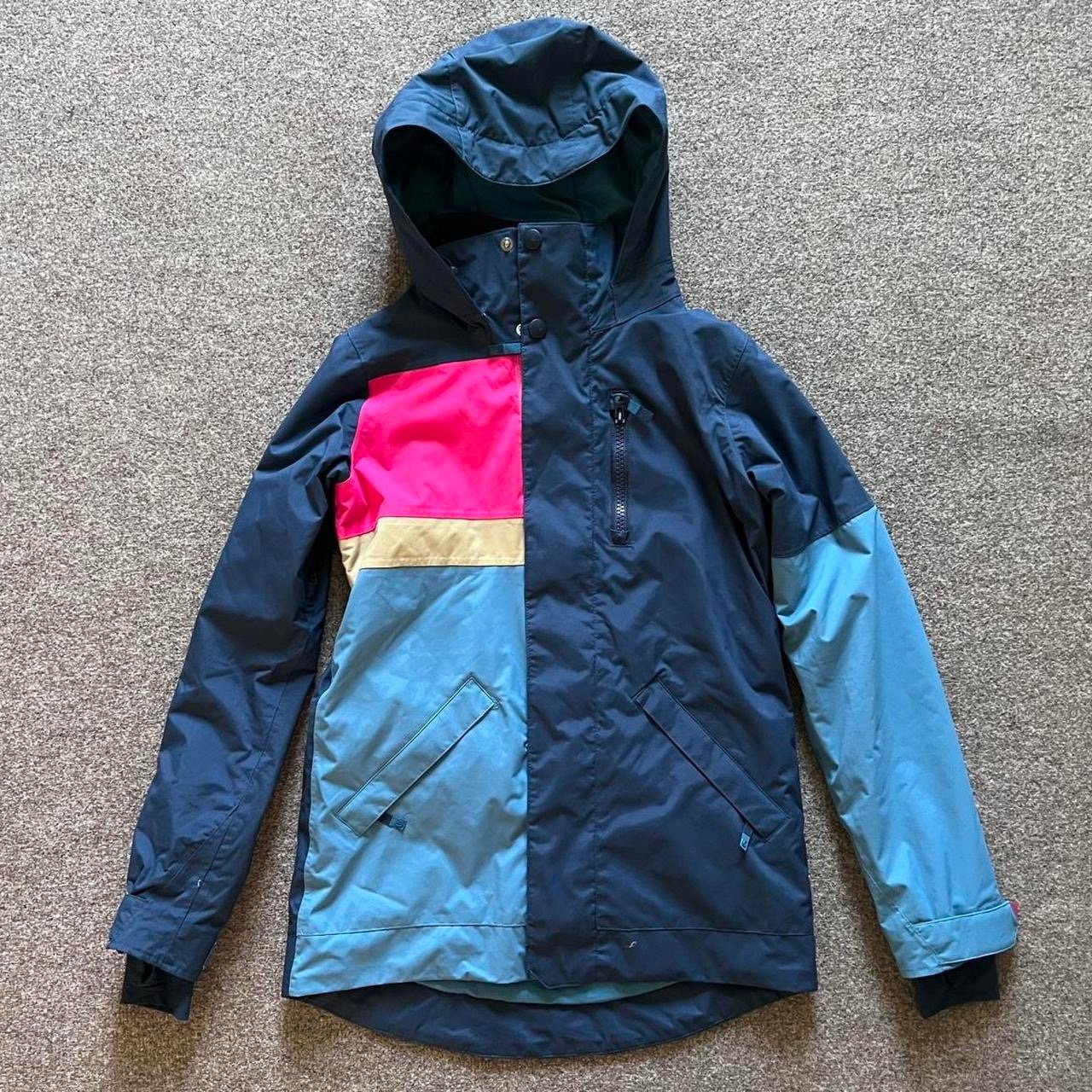 Burton Women’s Dry Ride Mountain Dew Snowboarding Hooded Jacket size small