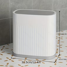 Press Simple Creative Garbage Can for Home Bathroom