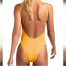 Vitamin A marigold Leah ribbed one piece swimsuit