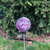 Solar Handmade Glass Ball Outdoor Art Light Color Changing LED Mosaic Ball Light