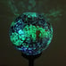 Solar Handmade Glass Ball Outdoor Art Light Color Changing LED Mosaic Ball Light