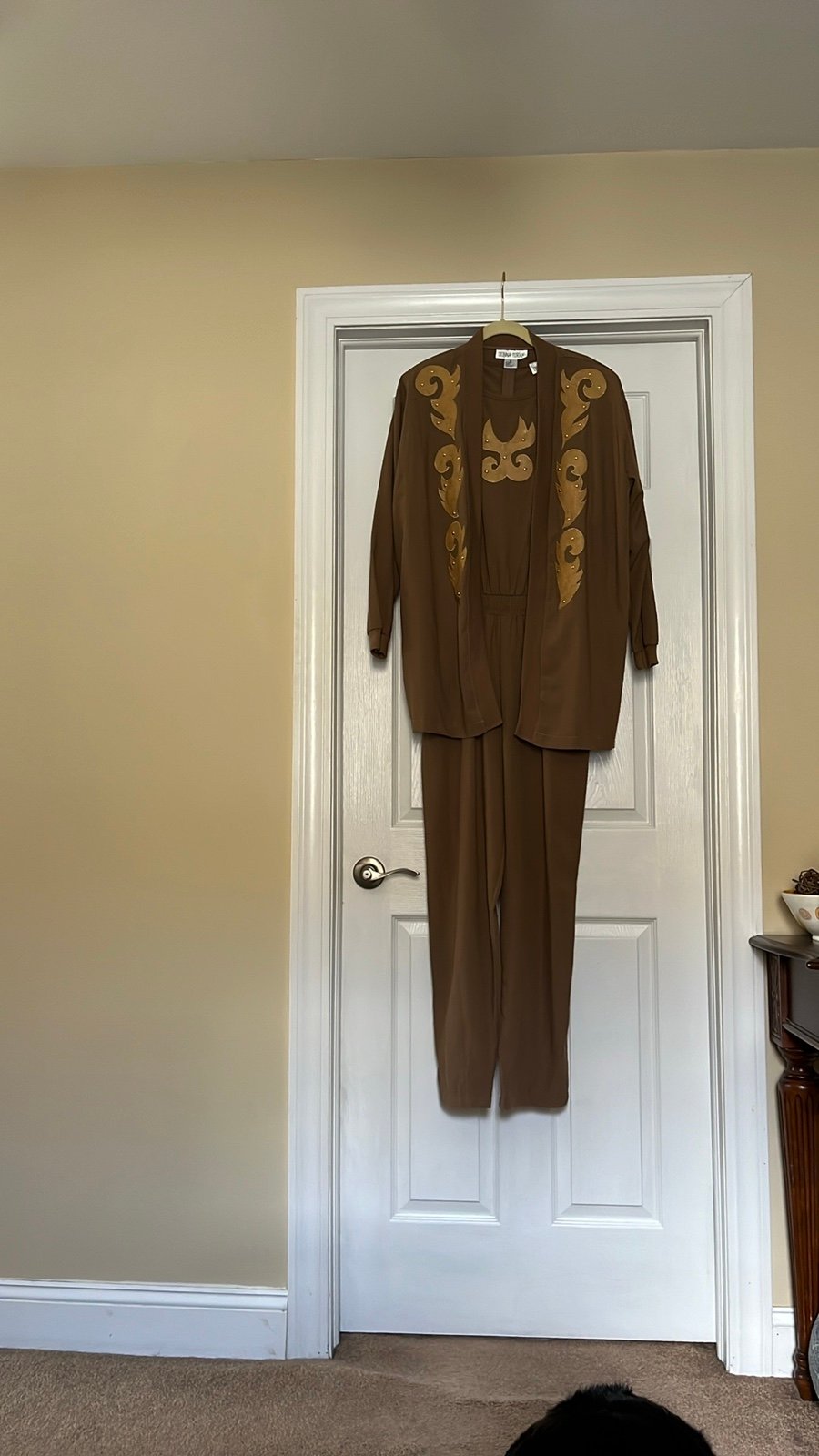 Donna Toran vintage 2 piece jumpsuit