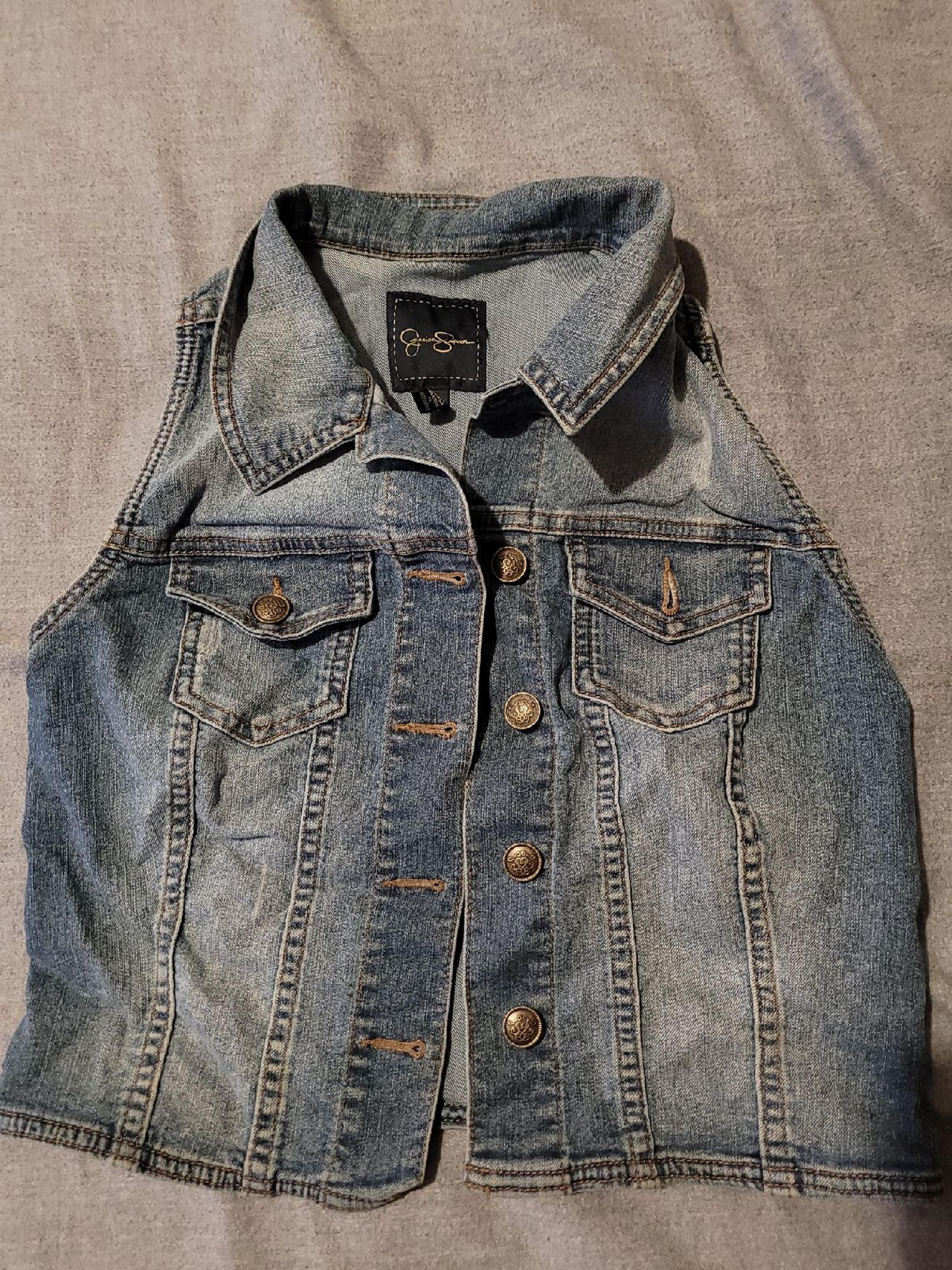 Jessica Simpson Denim Vest