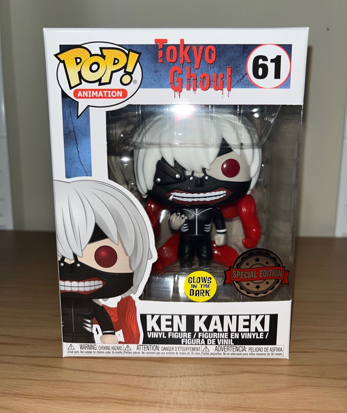 Funko Pop Tokyo Ghoul Ken Kaneki glow in the dark