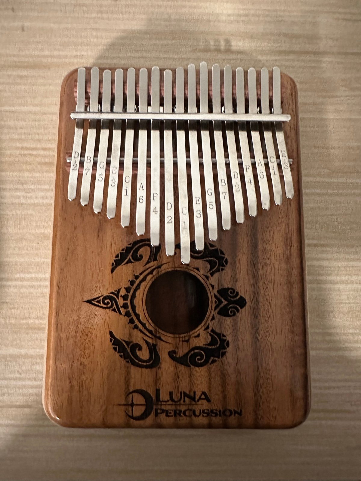 Luna percussion 17 key kalimba