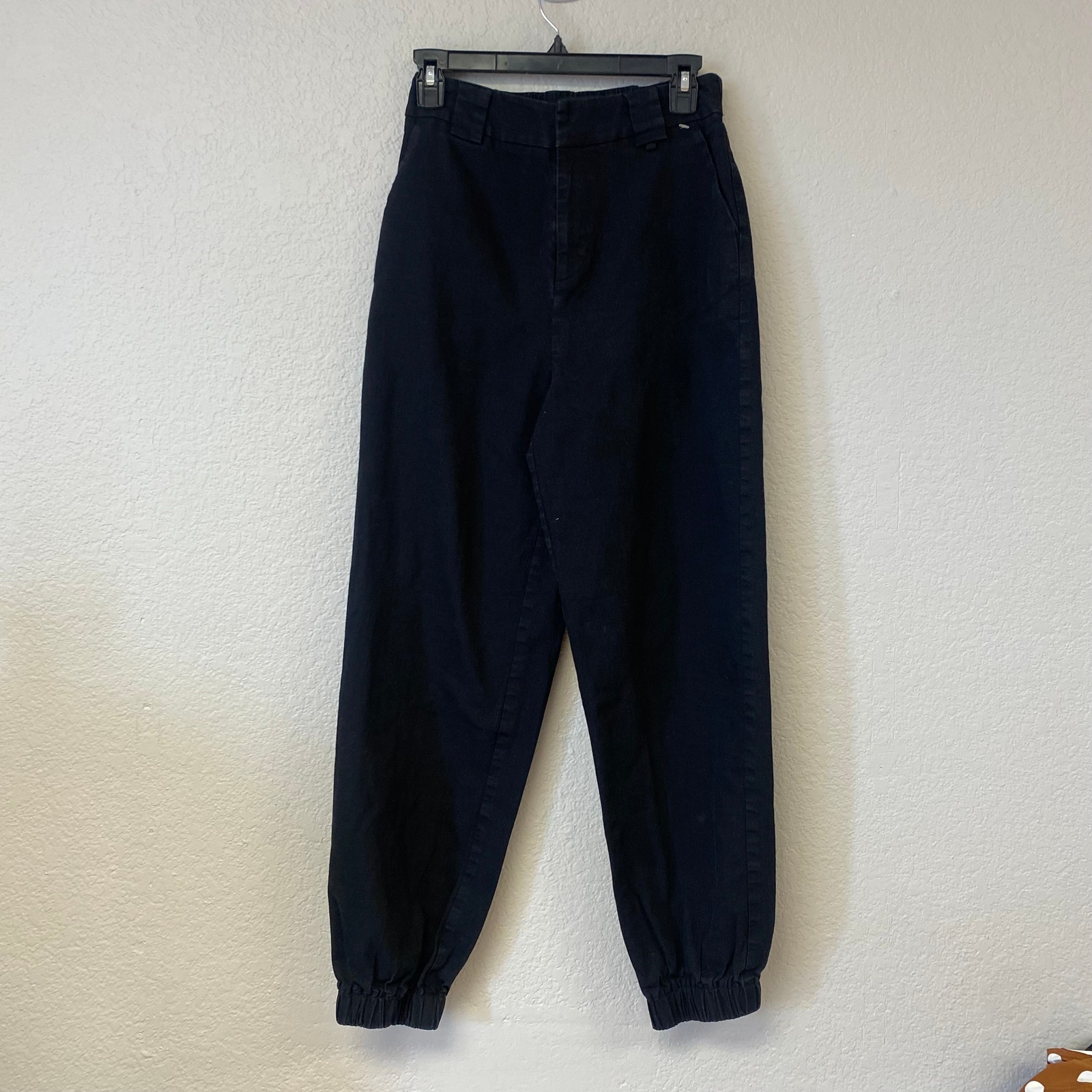 I.Am.Gia Black Relaxed Fit Jogger Pants Medium Pockets