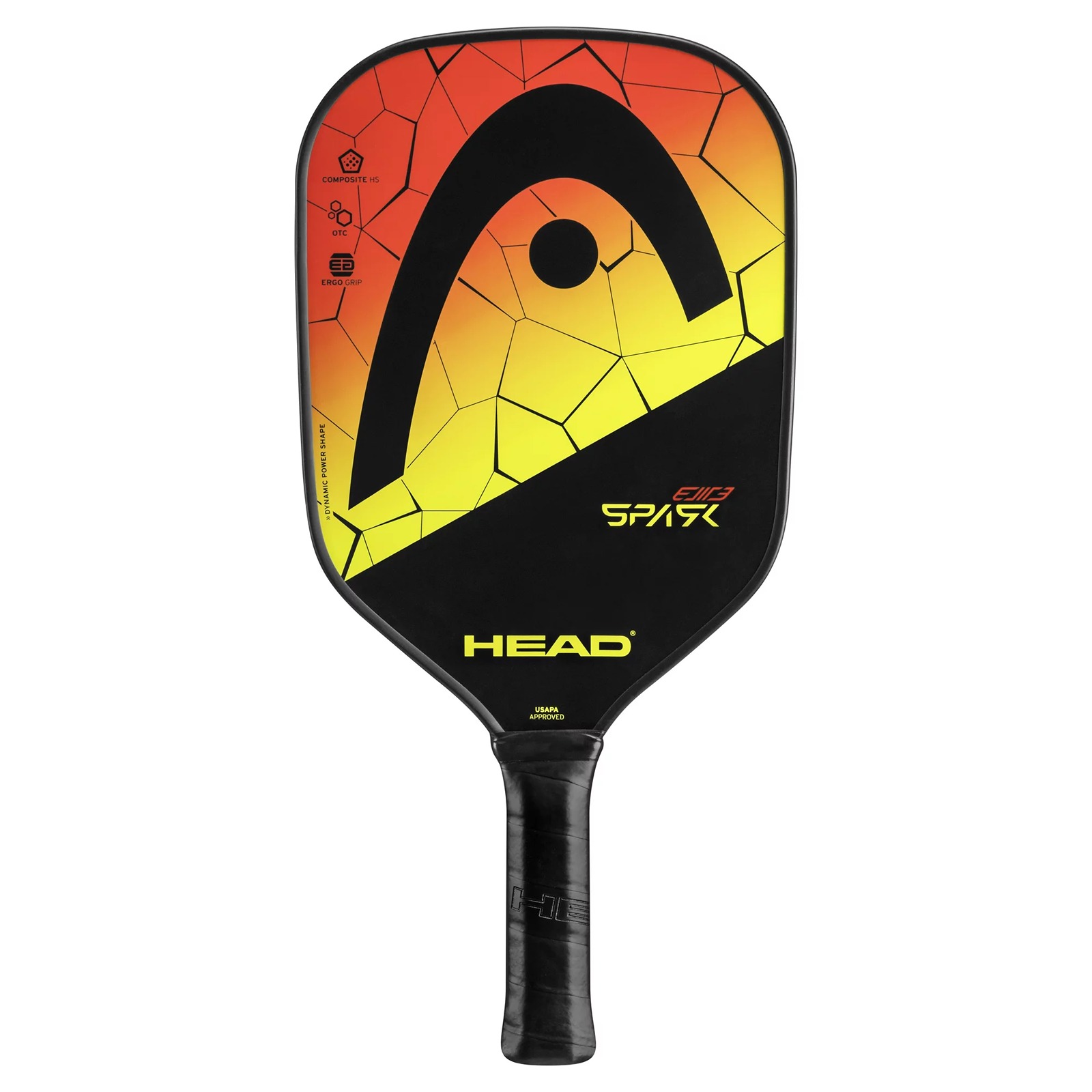 HEAD Fiberglass Spark Elite Pickleball Paddle W/Ergo Grip-Absolute Performance!