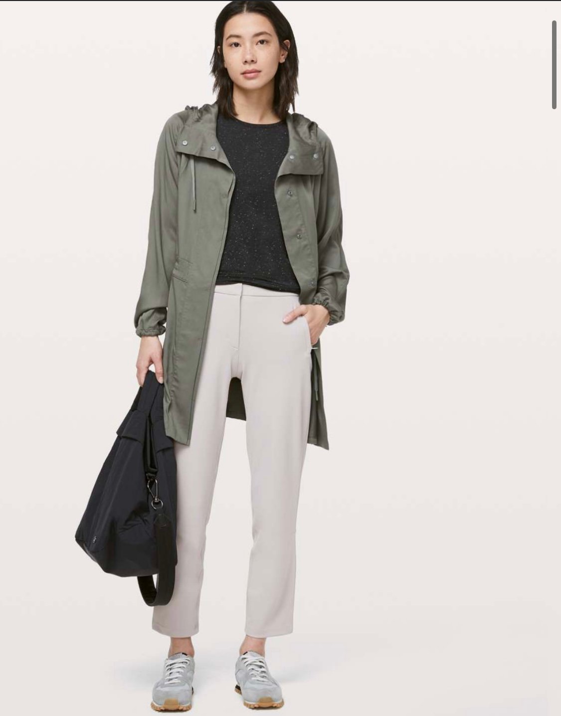 Lululemon On the Move Gray Skinny Pants Size 4 Women's